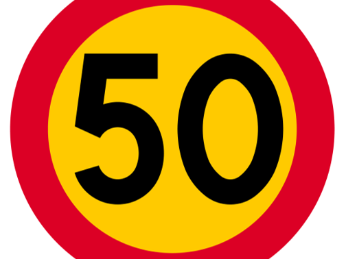 Hastighetsbegränsning 50 kvarstår